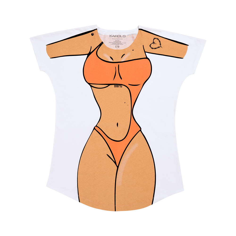 Bikini Tee Dress Front