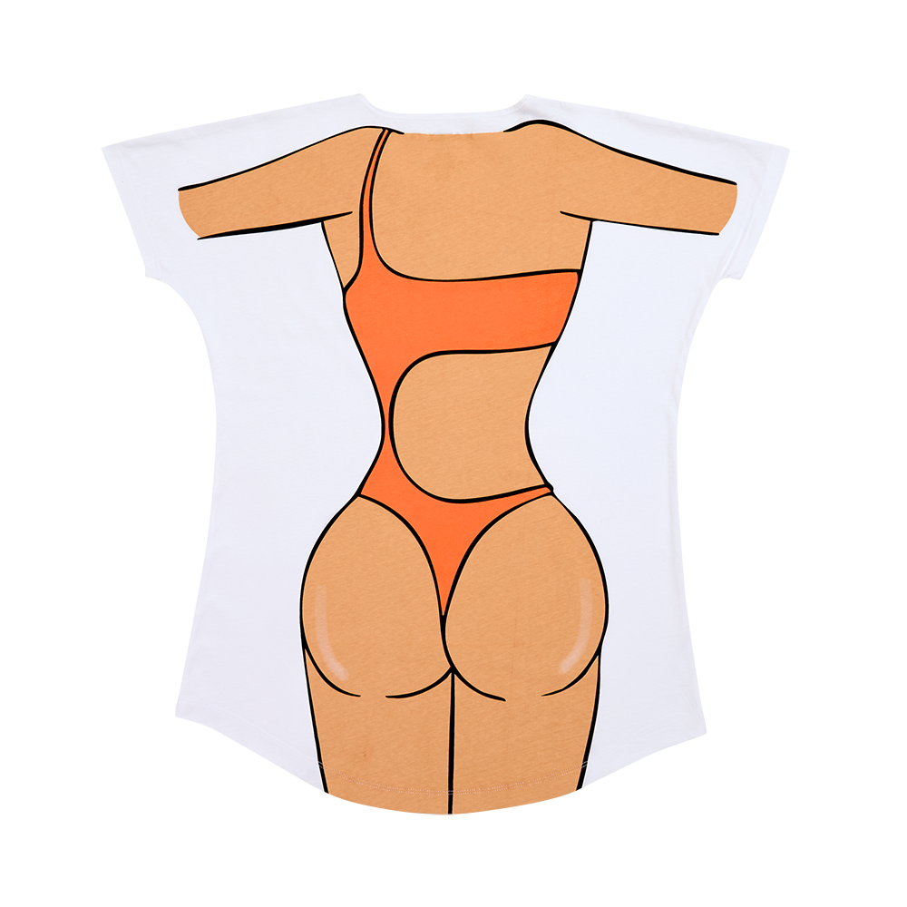 Bikini Tee Dress Back