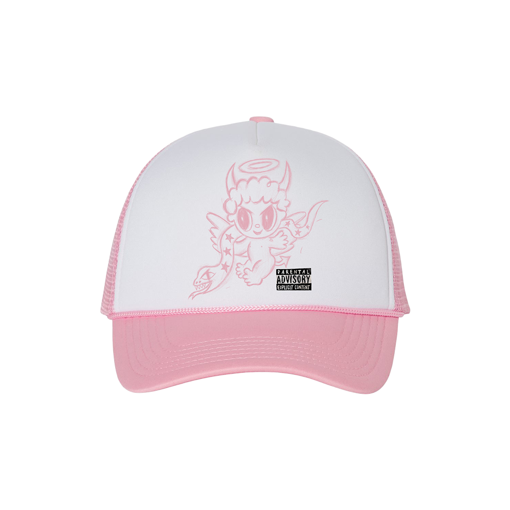Diablo Pink/White Trucker Hat