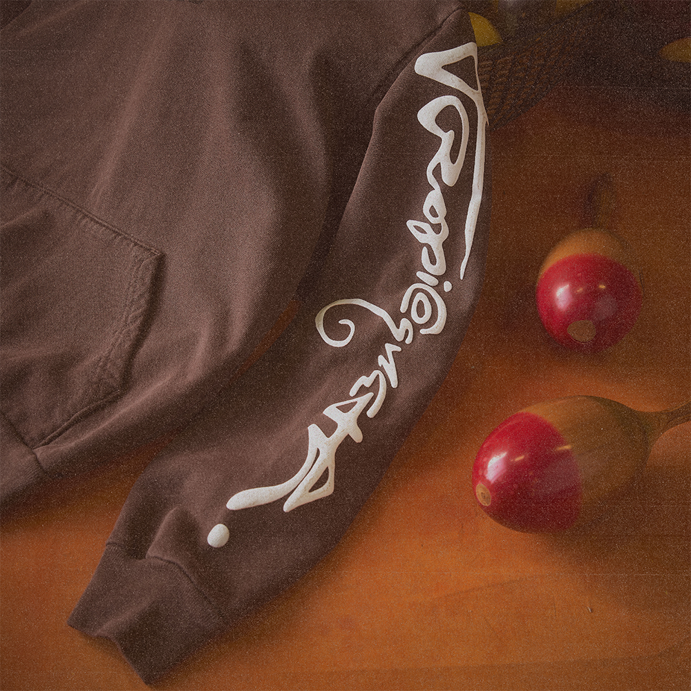 Brown Tropicoqueta Hoodie