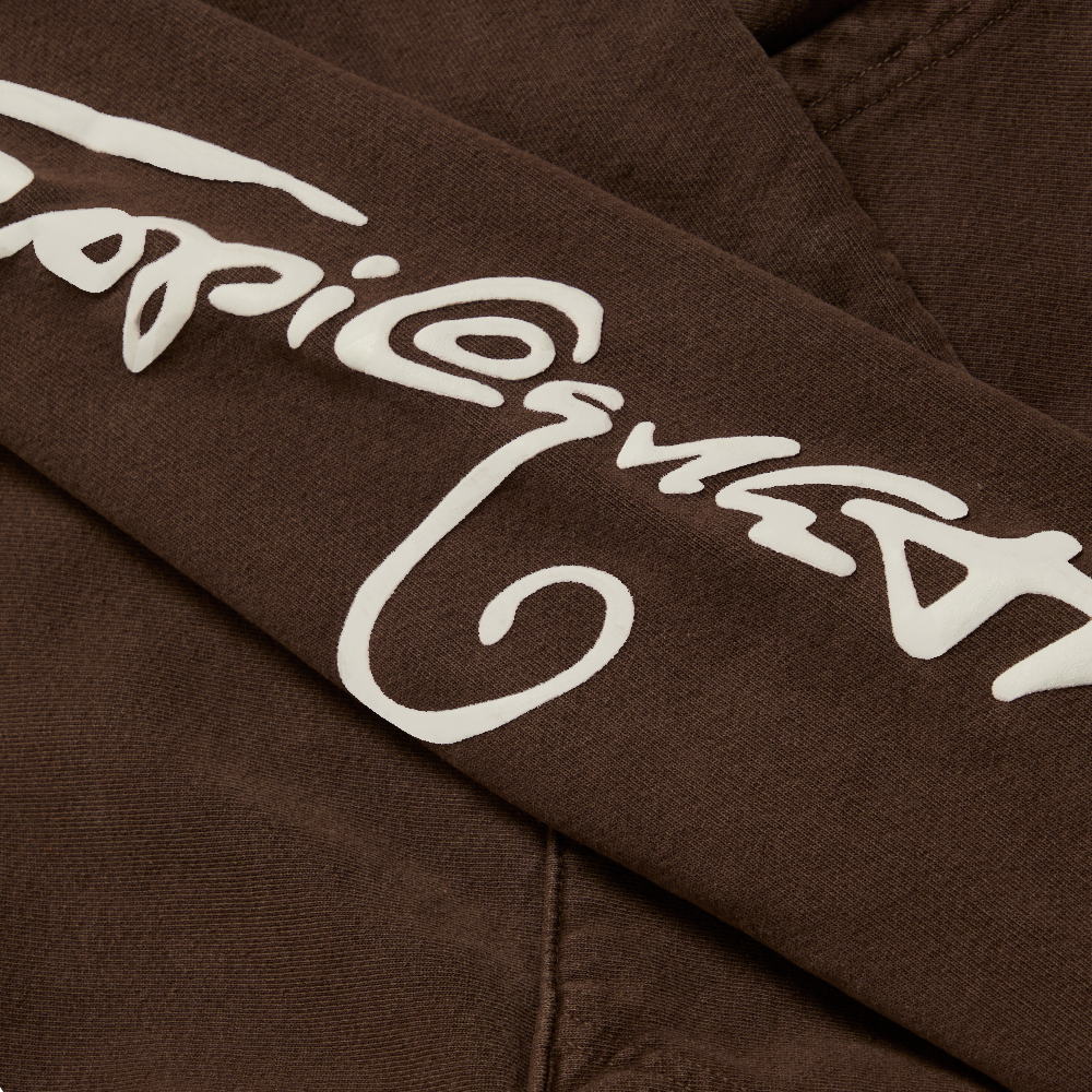 Brown Tropicoqueta Hoodie
