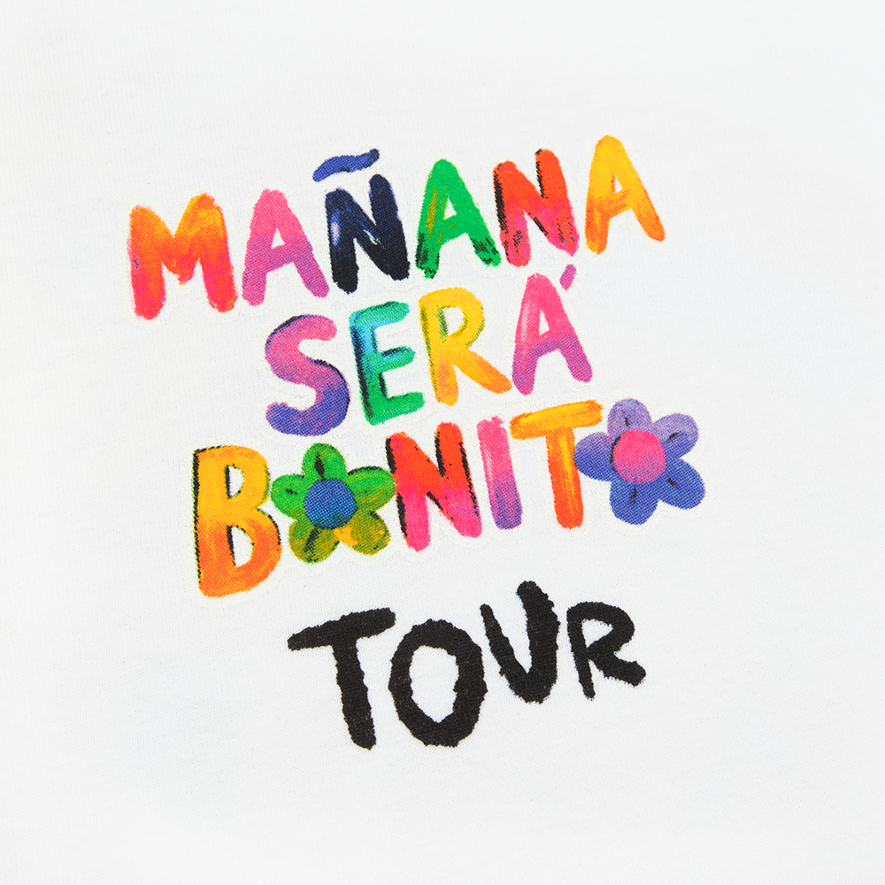 MSB Tour 2023 Rainbow White Tee Detail 1