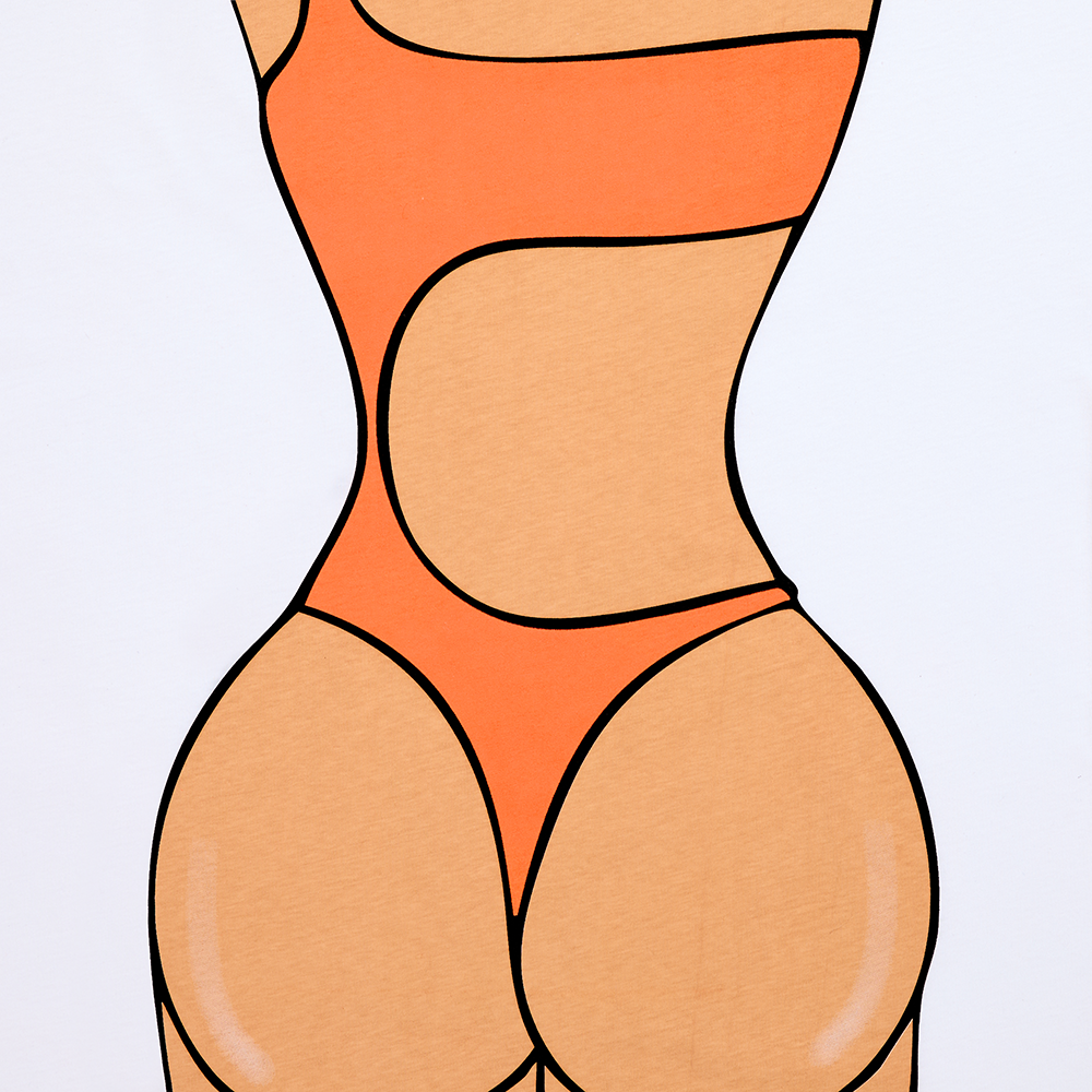 Bikini Tee Dress Back Detail