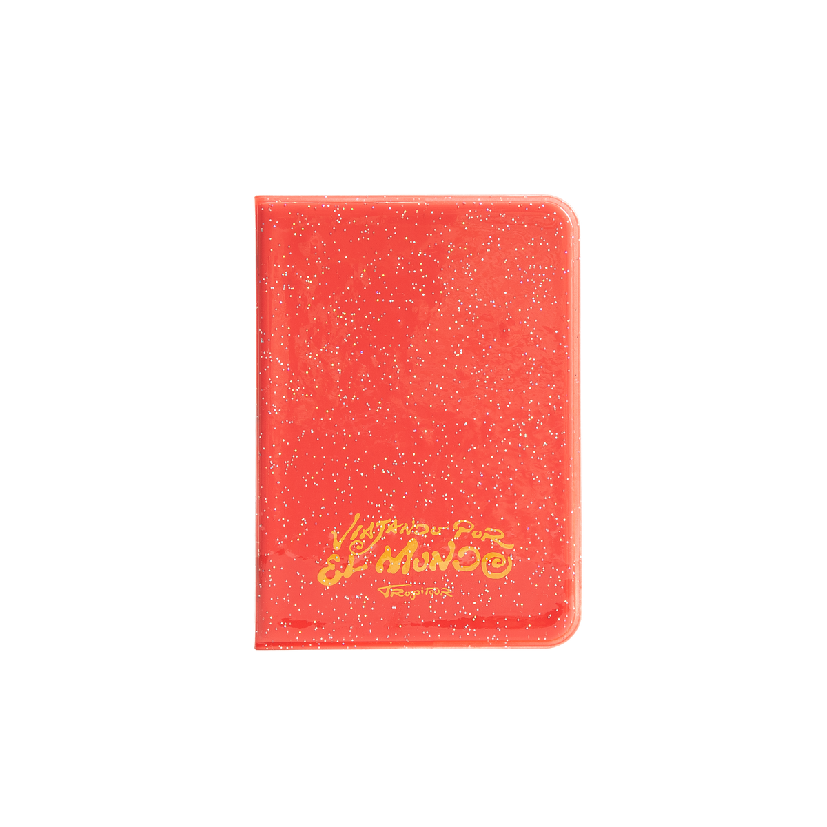 Viajando Por El Mundo Passport Holder Front 